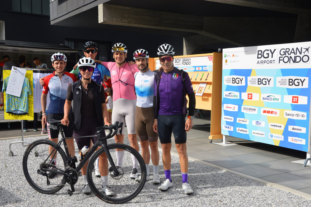 Tomorrow in 2000 from all over the world to Bergamo for the BGY Airport Granfondo