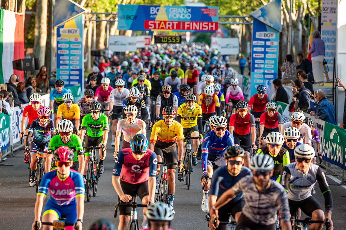 BGY Airport Granfondo un weekend imperdibile: sabato e domenica il ciclismo torna a colorare le strade di Bergamo